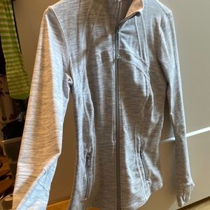 Grey lululemon jacket size 4.